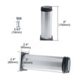 thumbnail image 2 of Uxcell 6'' Furniture Legs Worktop Shelves Feet Replacement Height Adjustable Stainless Steel Silver Tone 4pcs, 2 of 7