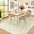 thumbnail image 4 of Alfombra PLHXFR 305 x 244 cm floral, lavable, suave y antideslizante, 4 of 9