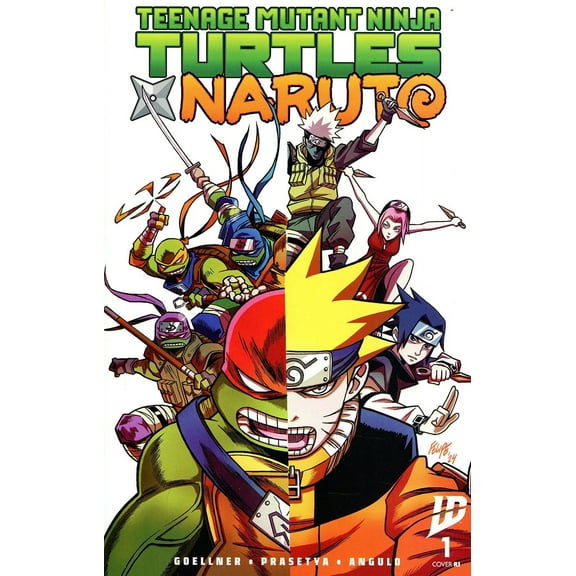 Teenage Mutant Ninja Turtles X Naruto #1G VF ; IDW Comic Book