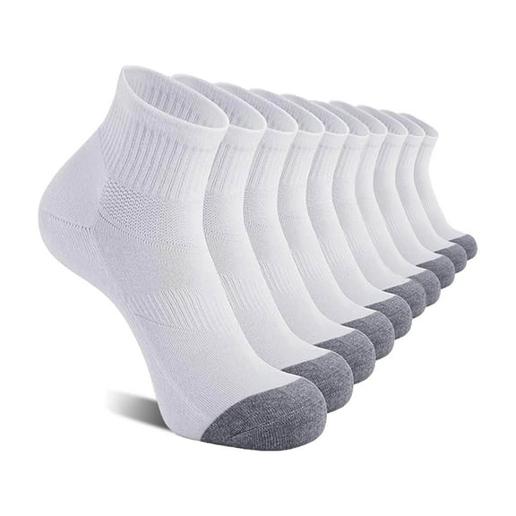Nrmvnmi Ankle Socks For Men Women Athletic Socks Anti Slip Cotton Socks Cushion Running Socks Performance Breathable Crew Socks Outdoor Sports Socks 5 Pairs