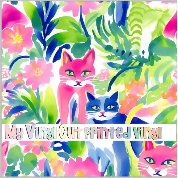 Printed Adhesive Vinyl K80-15 Pattern Permanent Adhesive (Large Scale)