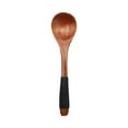 thumbnail image 2 of Ovzne Japanese Exquisite Wooden Soup Spoon - Long Handle Household Small Wooden Spoon, 2 of 6