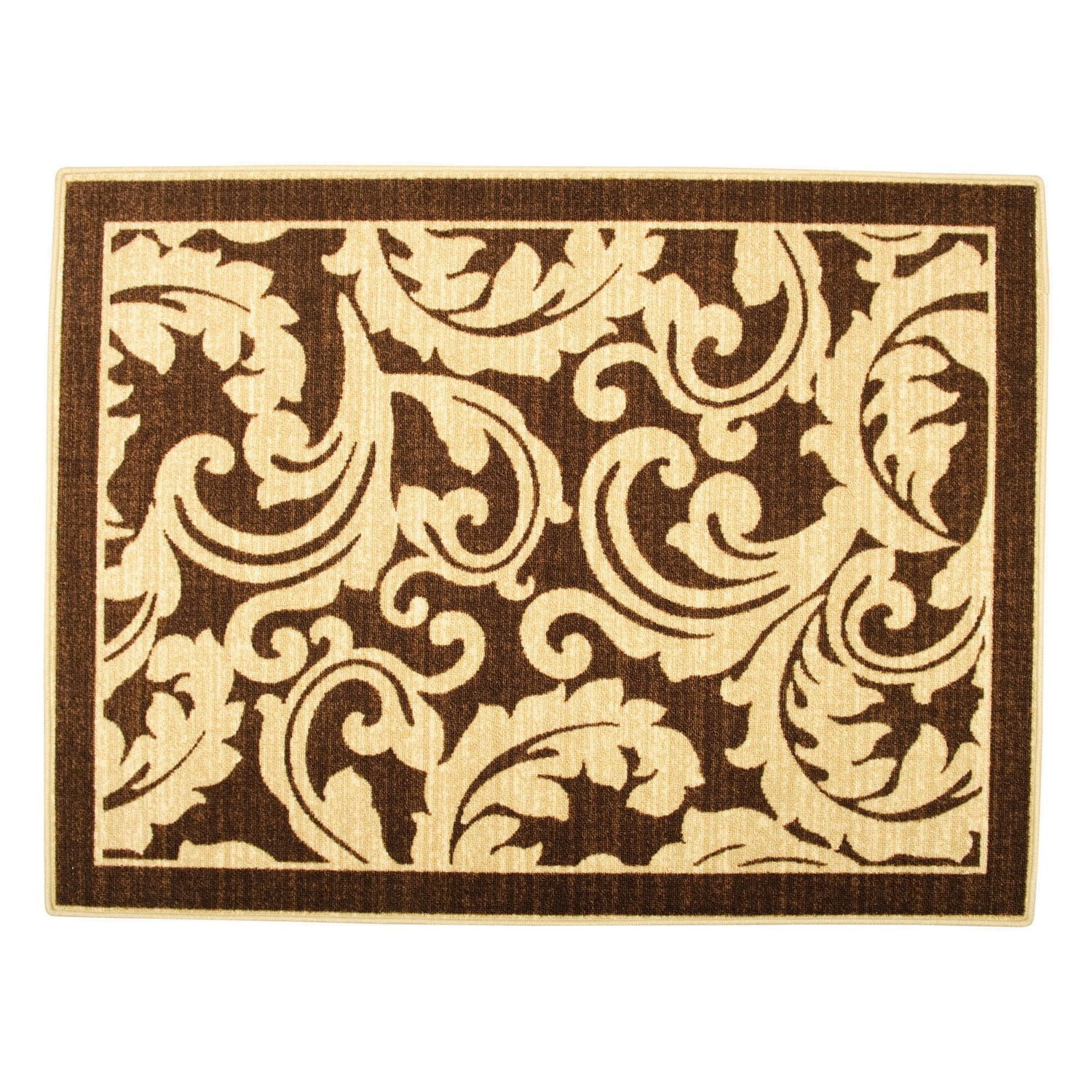 Tapis Stratton de Mainstays en brun