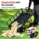 thumbnail image 2 of 880 lbs heavy - duty steel garden cart con removable sides para yard work, utility wagon, 2 of 5
