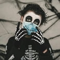 thumbnail image 5 of pares de guantes de esqueleto para pantalla táctil para niños, guantes de hueso de calavera que brillan en la oscuridad para Halloween, 5 of 5