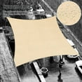 thumbnail image 3 of ASTRAEA 8'x12' Waterproof Sun Shade Sails, Rectangle Canopy Effectively 95% UV Block for Outdoor Activies Backyard Patio, Cream, 3 of 8