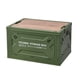 thumbnail image 2 of Caja de almacenamiento para acampar, plegable, de gran tamaño, con ruedas, apilable, con tapa. Verde, 2 of 9