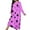 Hot Pink, variant on Dasayo Light Nightgowns for Women Long Oversized Sleep Dresses Graphic Bodycon Casual Pajamas Womens Sleepwear L