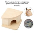 thumbnail image 4 of Amonsee Wooden Hamster House Hamster Nest, 4 of 8
