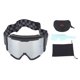 thumbnail image 1 of Gafas deportivas Protección para los ojos para hombres y mujeres Gafas de motocicleta a prueba de polvo y a prueba de viento Gafas deportivas para actividades al aire libre Marco negro Lente plateada, 1 of 10
