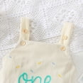 thumbnail image 4 of MeetoTime Baby Boys Girls Jumpsuits Printed Embroidered Suspender Newborn Infant Rompers Baby Crawling Clothes, 4 of 7