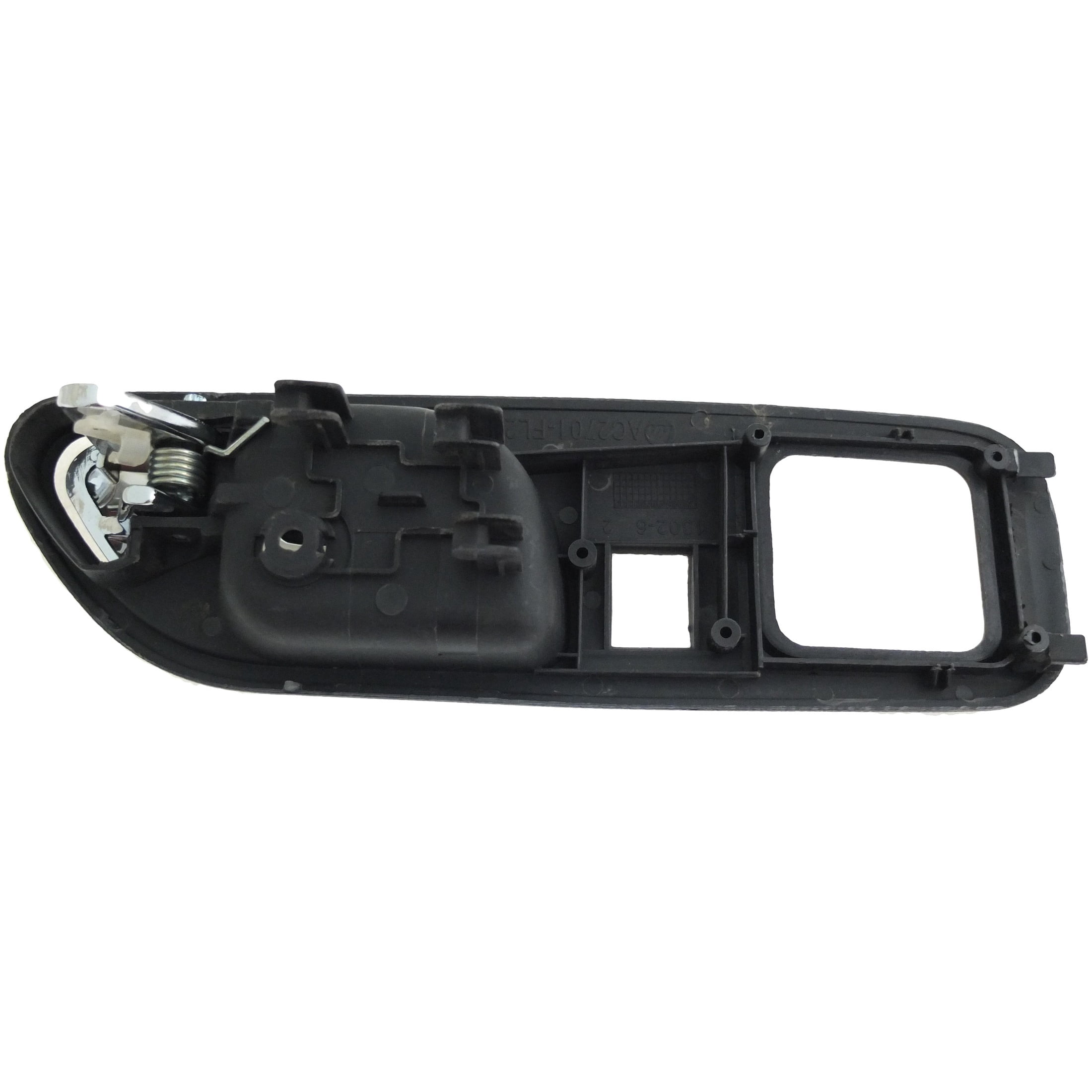Dorman 81506 Front Driver Side Interior Door Handle for Specific Acura Models, Chrome Lever; Black Housing
