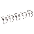 thumbnail image 2 of KAKOWELY Ressort de Trompette 5 Pcs Clé d'Eau Valeur de Rappel pour Pièces d'Instrument en Laiton Pièces de Réparation de Trompette GB11A (Argent)0.69"X0.33"X0.51 Pouces, 2 of 5