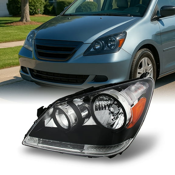 AKKON - For 2005 2006 2007 Honda Odyssey Headlight Front Head Lamp Driver / Left Side Direct Replacement