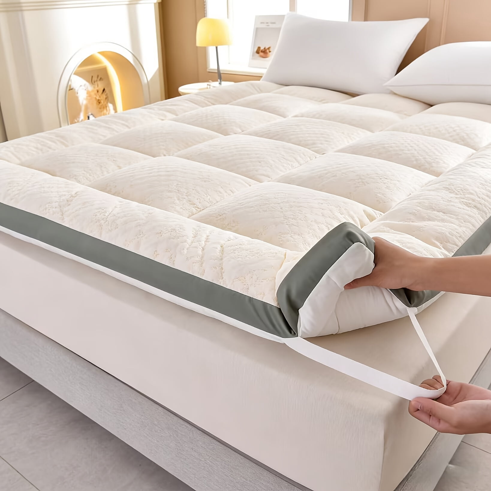 Foldable Cooling Breathable Mattress Pad, Large Size for RV, Apartment, Tatami and Outdoor Trip