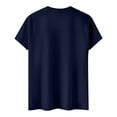 thumbnail image 4 of 2026 New USA Soccer Jersey T-Shirt, United States Jersey Soccer, USA Team Pattern Crew Neck Short Sleeve Athletic Casual Football Top for Adult(Royal Blue, 3XL), 4 of 6
