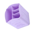 thumbnail image 4 of NUEVA caja de almacenamiento, contenedor de herramientas de papelería y cosméticos y manicura con estampado de la Torre Eiffel (púrpura), 4 of 7