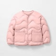 thumbnail image 6 of Xdegoge Girls Quilted Puffer Jacket Button Down Long Sleeve Lightweight Coat Winter Warm Padded Outerwear with Pockets Fall Casual Clothes for Kids Toddlers, 6 of 7