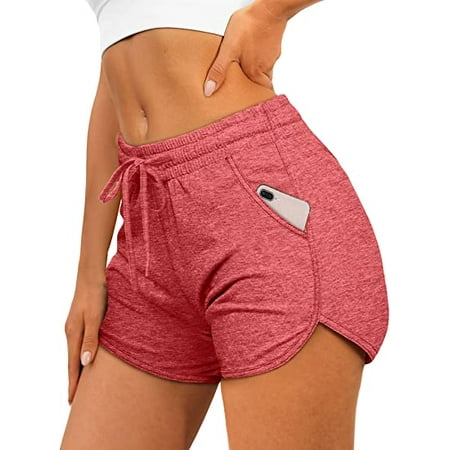 nipocaio Womens Athletic Shorts Running Dolphin Shorts with