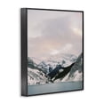 thumbnail image 4 of Stupell Industries Snowy Peaks Seascape Landscape Photography Black Framed Art Print Wall Art, 24 x 30, 4 of 10