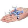 Pre-Owned SYMA Mini Drones Flying Helicopter Auto Hovering 3D Flip - Blue (Fair)