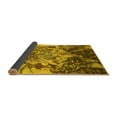 thumbnail image 2 of Ahgly Company Indoor Square Oriental Yellow Industrial Area Rugs, 5' Square, 2 of 4