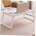 thumbnail image 3 of OULII 1Pcs Foldable Bed Table for Laptop and Serving Tray White Rectangular 26.8x14.1x10.2in, 3 of 8