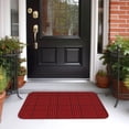 thumbnail image 5 of Vsdgher Red Black Houndstooth Hem Mat 40x60 - Multipurpose Doormat for Indoor & Outdoor Use - Welcome Your Guests with our Entrance Mat, 5 of 6