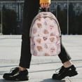 thumbnail image 2 of Lukts Strawberry Cake Pattern 15 Inch Student Backpack, Waterproof Laptop Backpack with Adjustable Shoulder Straps, Lightweight Travel, Campus Backpack, Unisex, 2 of 6