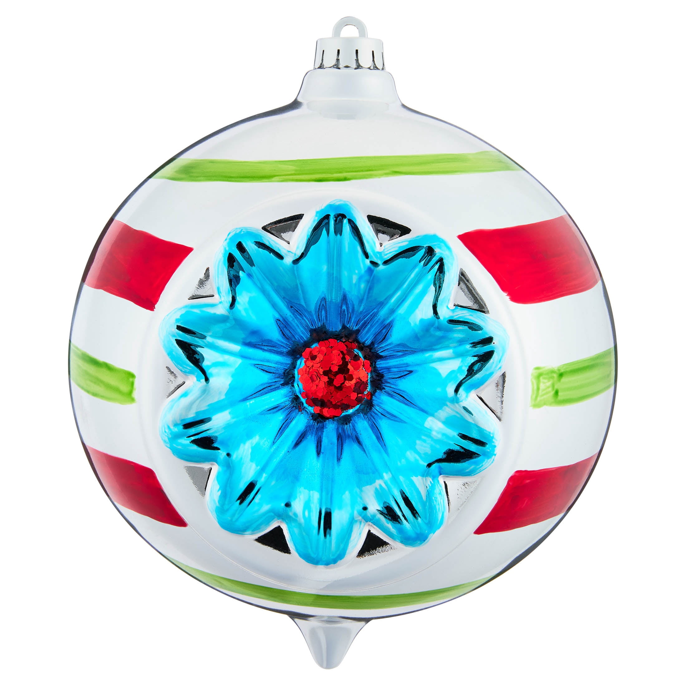 2-Count Multicolor Jumbo Witch Eye Shatterproof Christmas Ornaments, 9.8", by Holiday Time