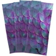 thumbnail image 2 of GZHJMY Magic Mermaid Scale Kitchen Towels Set of 6 Dishcloths Hand Towels Tea Towels Ultra Absorbent for Cleaning Washing Drying Dishes Tableware 28'' x 18'', 2 of 7