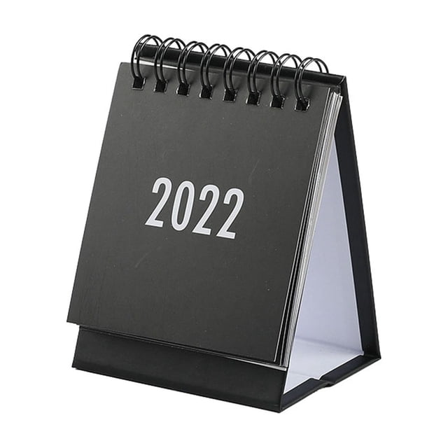ICQOVD 2022 Creative Desktop Desk Calendar Student Portable Notepad Calendar Decoration