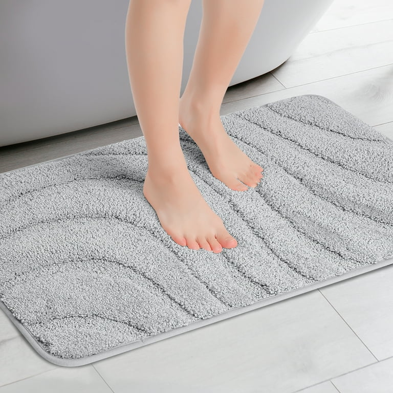 Unique Bargains Non Slip Bath Mat Geometry Bathroom Rug