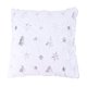 thumbnail image 1 of Funda Almohada Bordada Con Copos Nieve Y Navidad Suave para Habitación Color Rojo, 1 of 9