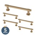 thumbnail image 2 of Tiradores para gabinete Franklin Brass Francisco de 4" en bronce champán, 2 of 9