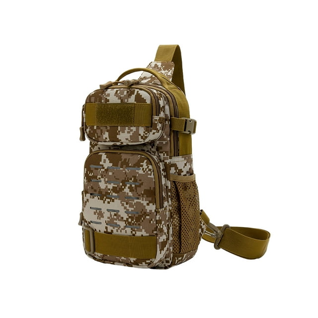 Dalazy Expandable Backpack With Breathable Camping And Climbing Durable Multi-functional Sling Shoulder Bags Chest Bag Capacity Desert
