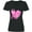 AB-Black, variant on Inktastic Breast Cancer Awareness Pink Ribbon Around Heart Women's V-Neck T-Shirt