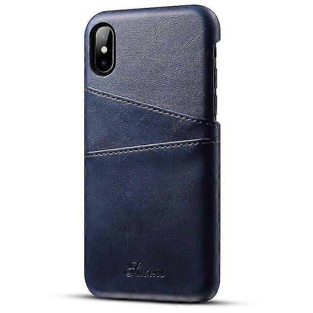 Pu Leather Cover For Samsung S10 Shockproof Case With Card Slot Blue Kds-4924