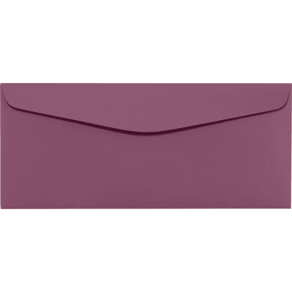LUXPaper #10 Regular Envelopes, 80lb. Vintage Plum Purple, 4 1/8 x 9 1/2, 50 Pack