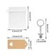 thumbnail image 3 of 30Pcs/set Fashion Angel Keychain with Keyring Chain Yarn Bags Thank You Pendant for Kids Shower Favours Wedding Favor, 3 of 4