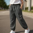 thumbnail image 1 of Hessimy Boys Hiking Cargo Pants Quick Dry Joggers Pull On 6-12 Months 12-24 Months 2T 3T 4T 5T 6T 7T 8T 9T Children(Grey,7-8 Years), 1 of 5
