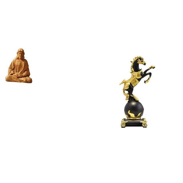 Figura De Caballo Del Sagrado Corazón De Jesús, Estatua Moderna, Adorno Coleccionable, Escultura Para Dormitorio, Pasillo, Oficina, Escritorio, Chimenea, Centro De Mesa