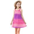 thumbnail image 5 of Cethrio Girl's Summer Dresses, Sleeveless Gifts A-Line Casual Dresses Holiday Dresses Pink Size 11-12T, 5 of 7