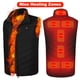 thumbnail image 3 of Oucaili Chaleco Térmico Negro para Hombres Chaqueta Térmica Eléctrica con Cremallera Abrigo con Cremallera Ropa de Abrigo para Exteriores, 3 of 7