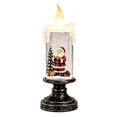 thumbnail image 3 of Lighted Christmas Snow Globe Candle Tabletop Decor Christmas Candle Holder Figurine Christmas Table Decor for Mantel Shelf Winter Home Decoration, 3 of 7