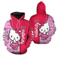 thumbnail image 3 of ZZPXX ZZPXX 2024 Printemps et Automne Nouveau Chandail à Capuche HELLO KITTY 3D pour Hommes et Femmes, Chandail de Sport Décontracté pour Enfants, 3 of 5