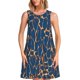 thumbnail image 1 of Fotbe Giraffe Skin Vestido de Verano sin Mangas para Mujer – Vestido Midi Línea A, Estilo Camiseta Floral, Vestido Playero Casual y Fluido, 1 of 7
