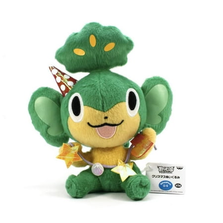 Pokemon Black and White Best Wishes Christmas Plush - Pansage / (Best Stuff To Ask For Christmas)