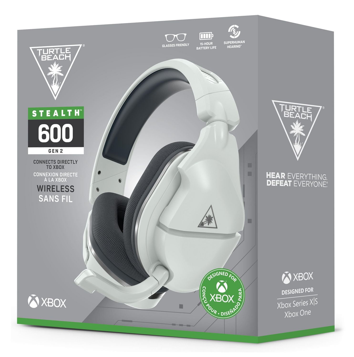 Turtle Beach® Stealth™ 600 Gen 2 Wireless Gaming Headset for Xbox One and Xbox Series X|S WHITE, Xbox One