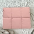 thumbnail image 3 of Puffy Laptop Sleeve Case for Women Men, Nylon Quilted Computer Bag for 15-15.6 Inch Tablet (Pink), 3 of 9
